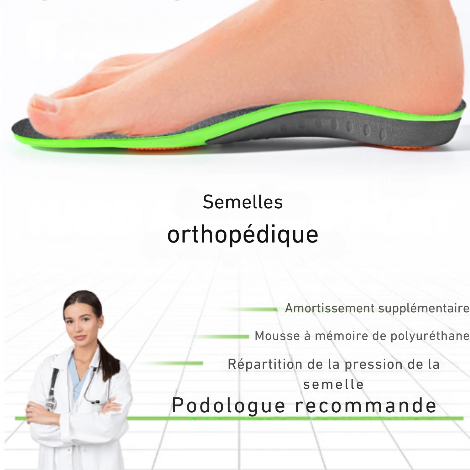 Semelles orthopédiques CushVibe™