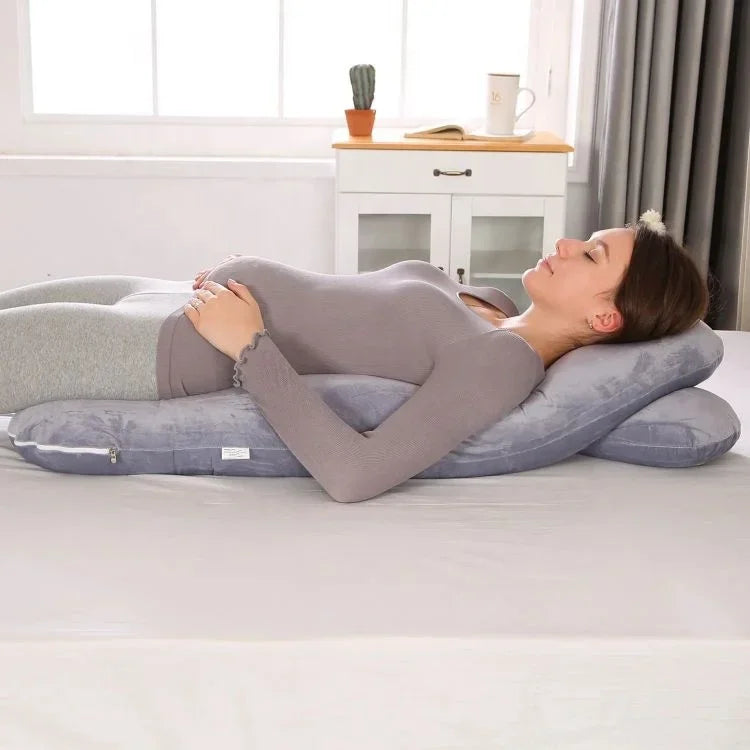 CushVibe™ D-Shaped Pregnancy Pillow