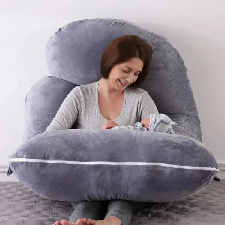 CushVibe™ D-Shaped Pregnancy Pillow